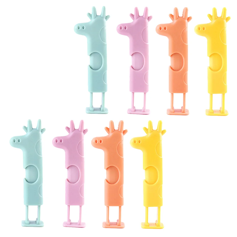 

8pcs Xmas Deer Snack Bag Clips Storage Pouches Sealing Clips Airtight Seal Clips