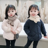 girls coat jacket cotton%c2%a0outwear overcoat 2022 thread warm thicken plus velvet winter breathable childrens clothing