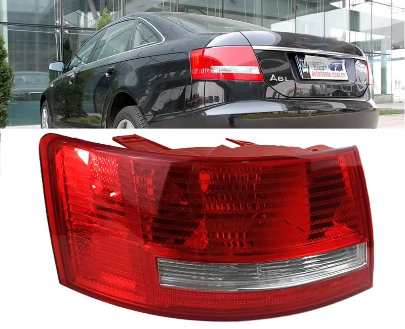 

Задний фонарь для Audi A6L 2005 2006 2007 2008, задний фонарь, задний фонарь в реальном стиле, задний фонарь без лампочек, 1 шт.