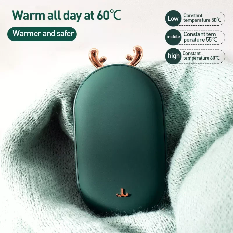 

2 в 1, мини-грелка для рук с USB-зарядкой