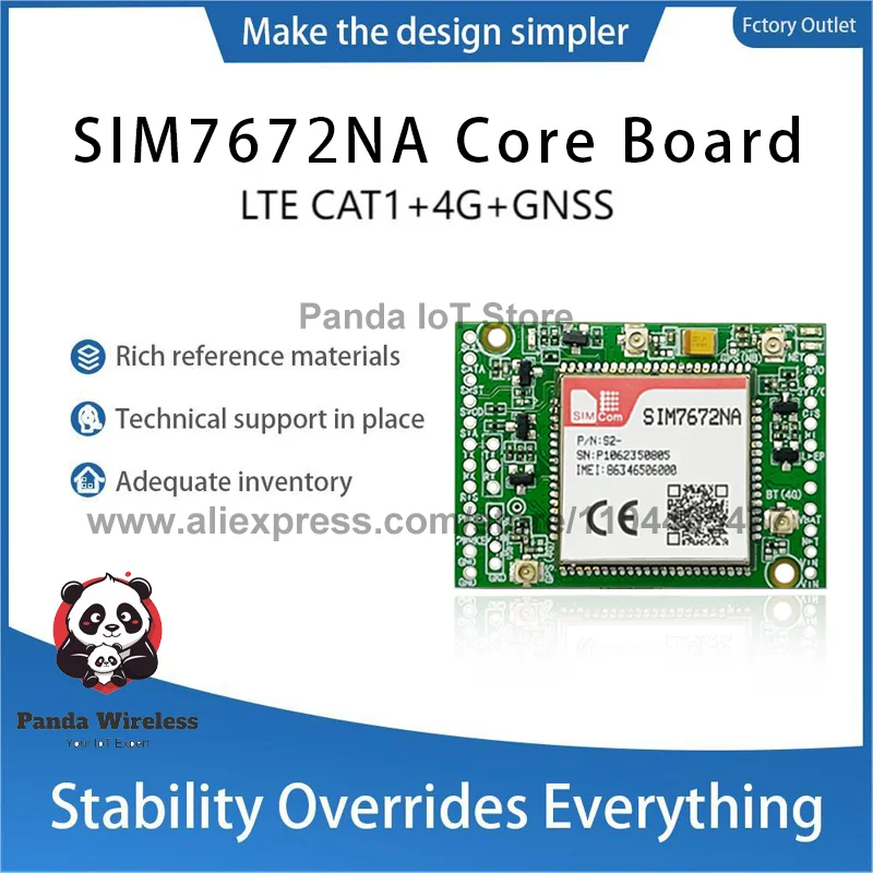 Фото SIM7672G SIM7672NA SIM7672E поддержка сердечника GPS LPWA+CAT1+CATM+GSM B1/B2/B3/B4/B5/B8/B12/B13/B17/B18/B19/B20/B25 с антенной №4