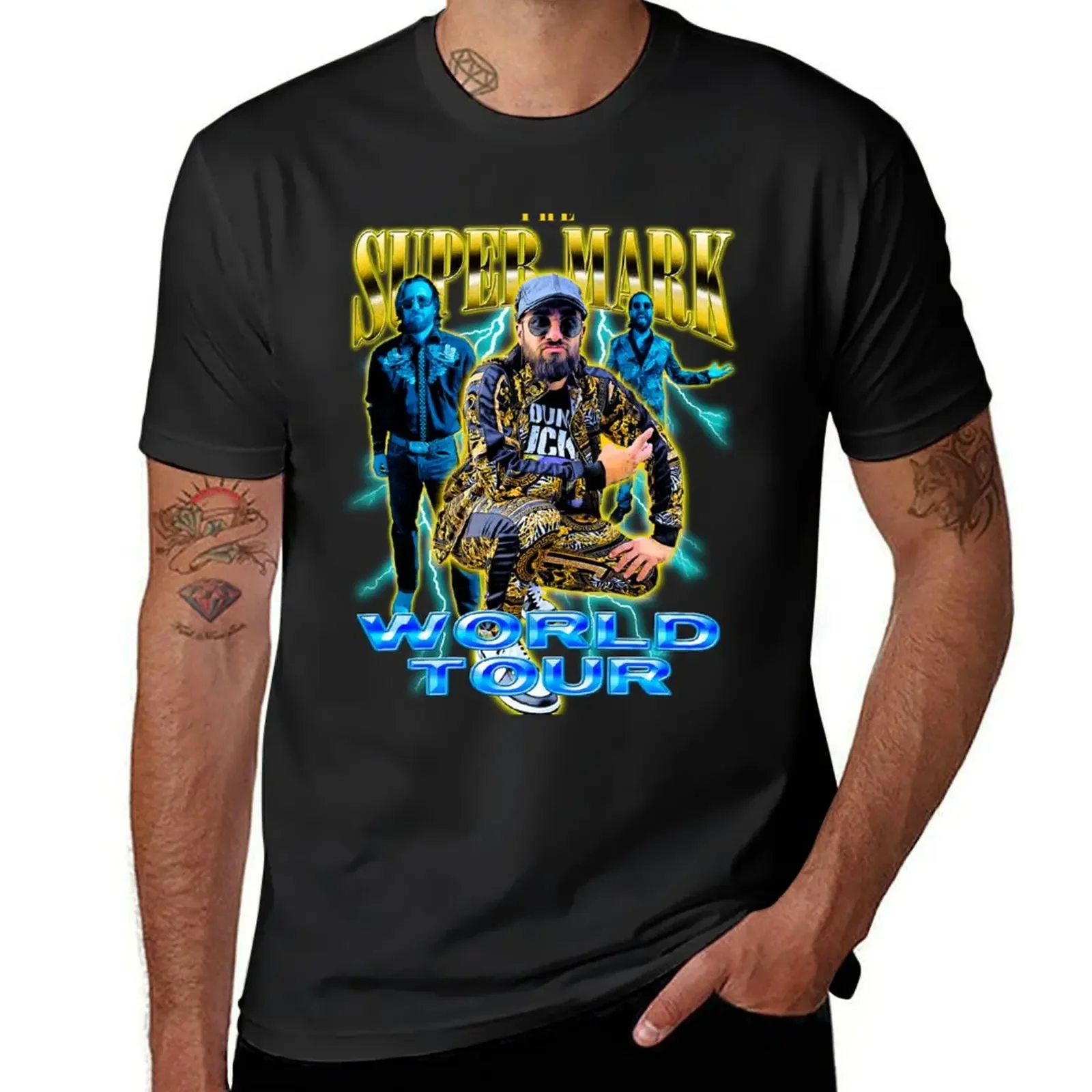 SUPERMARK WORLD TOUR T-Shirt customs design your own shirts graphic tee anime t men