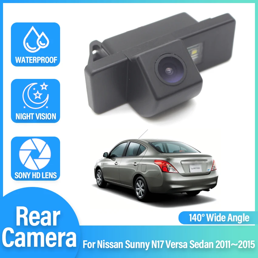 

Car Parking Camera Rear View Camera HD CCD Night Vision Back up Reverse Camera For Nissan Sunny N17 Versa Sedan 2011~2015