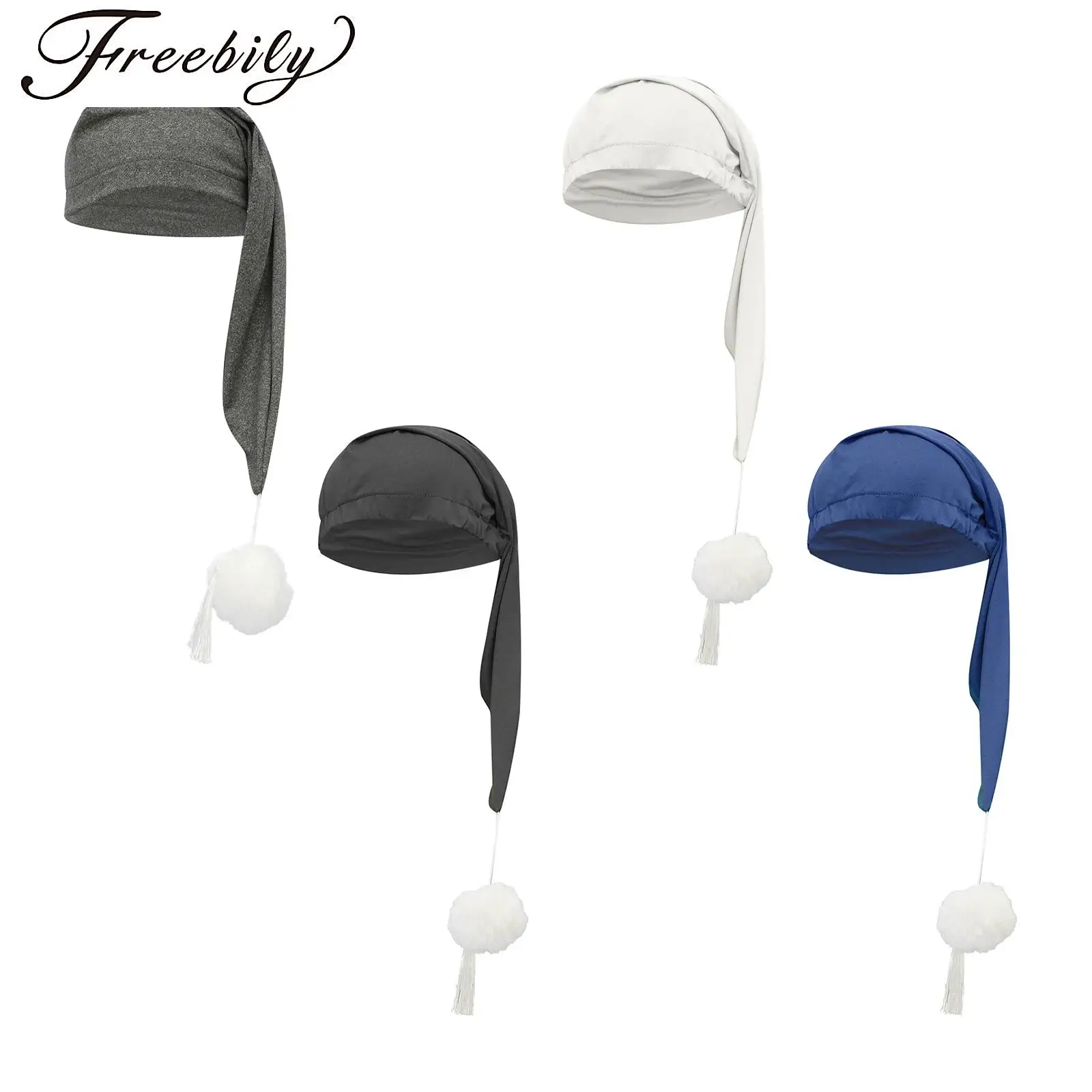 Унисекс шапки для сна повязка на голову регулируемый спальный чулок шапка