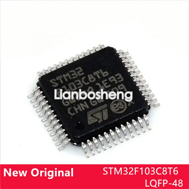

Original genuine STM32F103C8T6 LQFP-48 ARM Cortex-M3 32-bit microcontroller - MCU