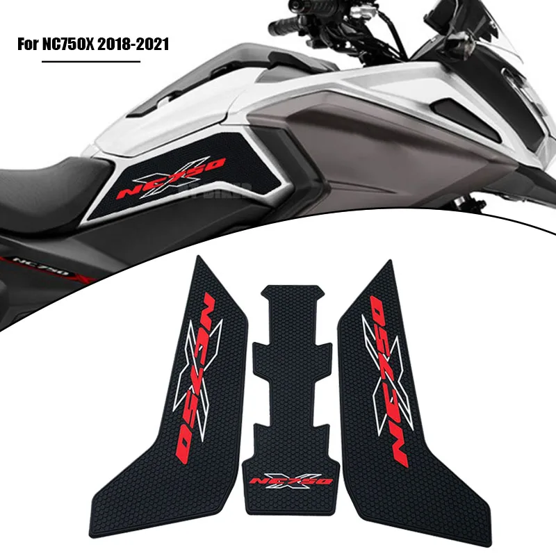 

For HONDA NC750X Tank Traction Pads Anti-slip Sticker NC 750X NC750 X 2014-2021 2019 2020 Motorcycle Side Gas Knee Grip Sticker