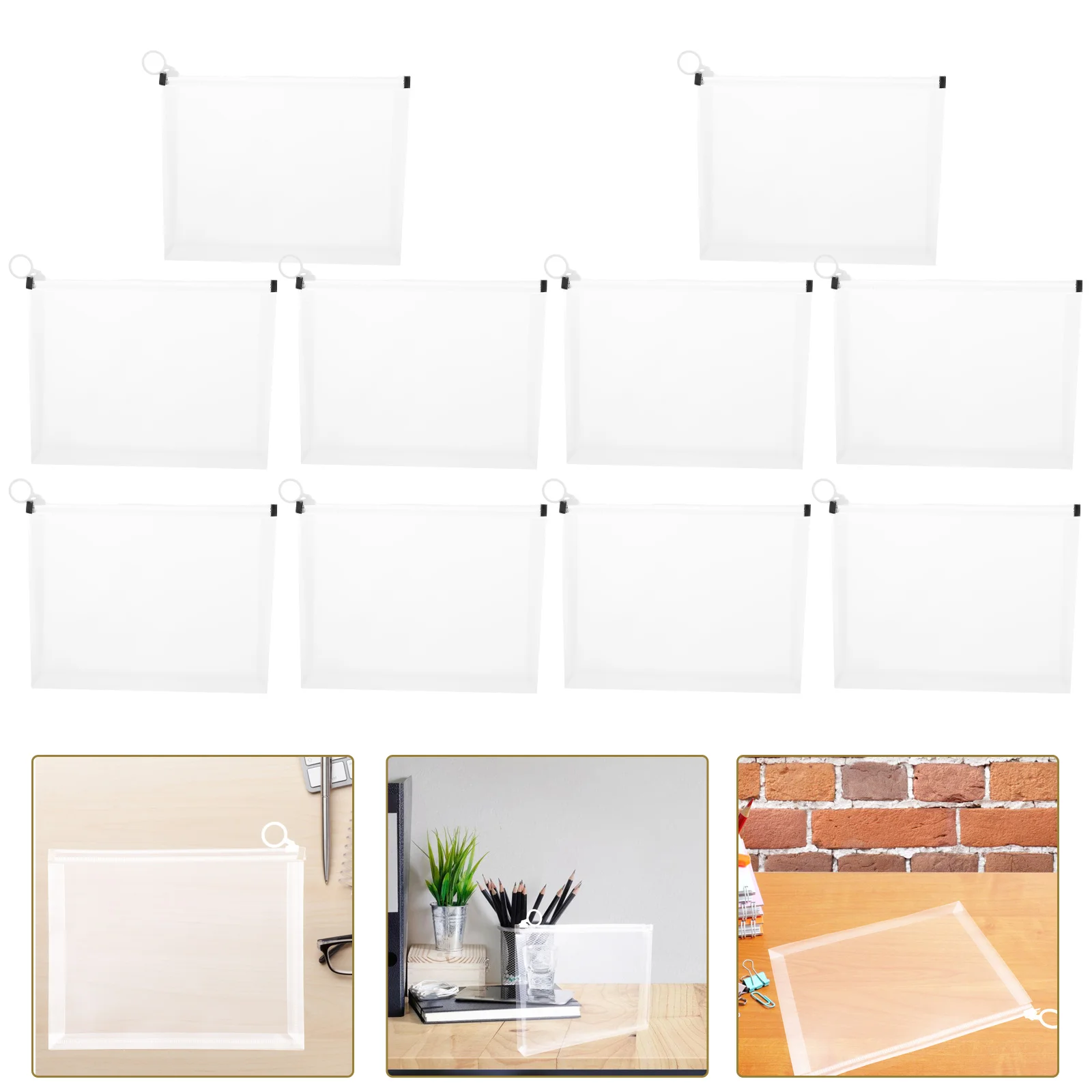 

10 шт., сумка для хранения билетов и кистей