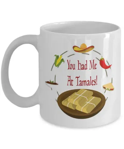 Кофейная кружка You Had Me At tamals Tamale подарок для влюбленных нее забавный Него