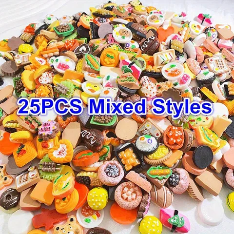 Мини-игрушки для еды из смолы