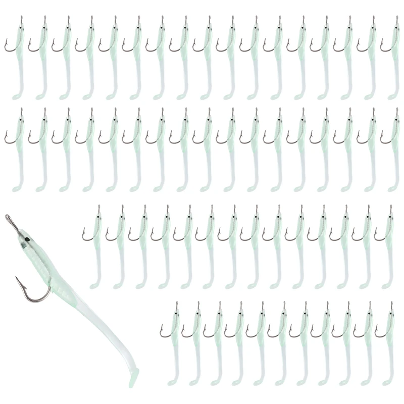 

Fishing Soft Bait Lure Bait With Hook Soft Bait Soft Worm Fishing Gear, Small Accessories