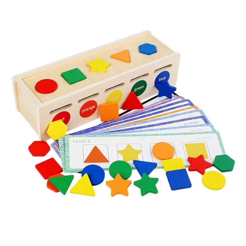 3-D Puzzle Geometry Toy Children Learning Sorting Toy Shape Color Matching Toy