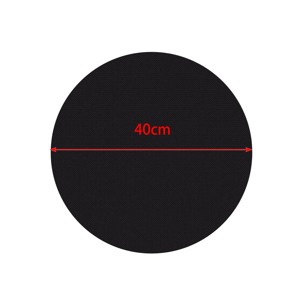 

BBQ Grill Mats Grill Mats Barbecue Blub Meat 40cm 4pcs Black Glass Fiber Round/square Bake Sheet Resistant Durable