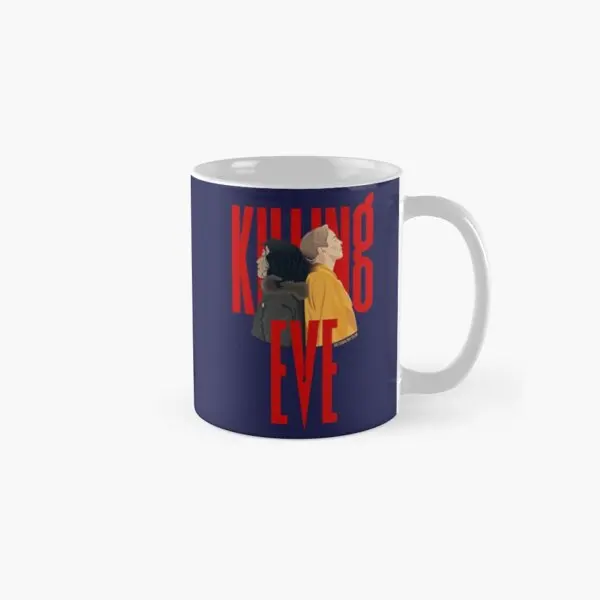 

Killing Eve Bridge Scene Classic Mug Design Coffee Printed Photo Picture Gifts Drinkware Tea Simple Handle Round Cup Image