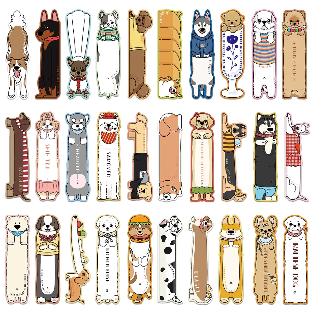 

Бумажные закладки со щенками