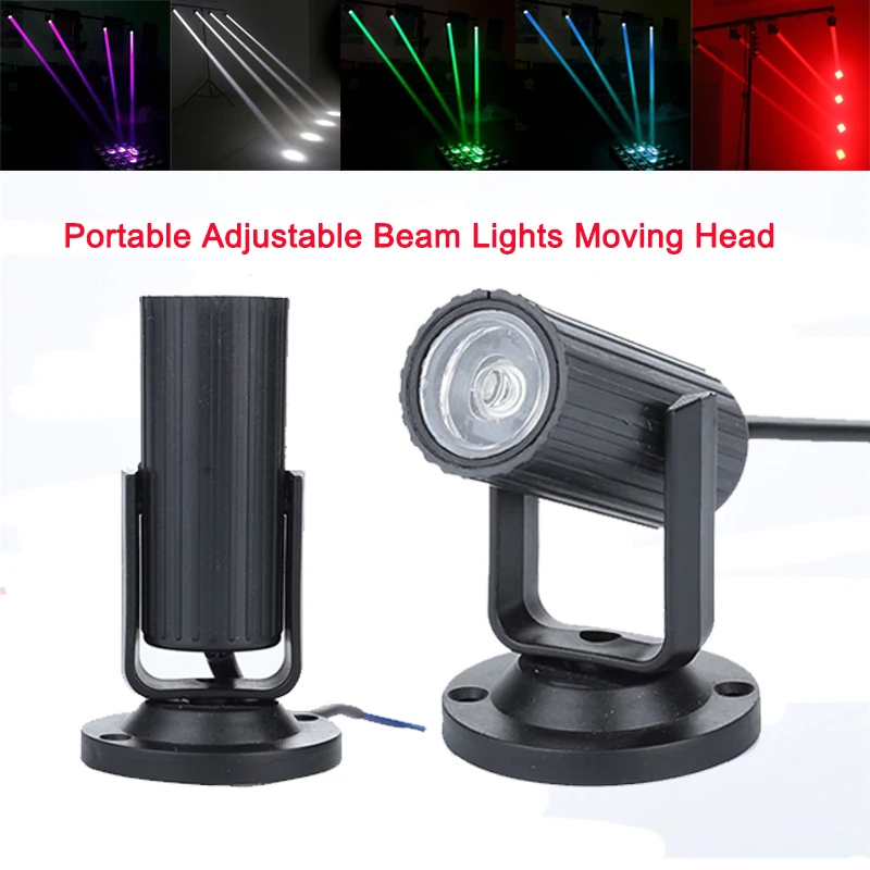 

1PC LED Beam Light Spotlight Effect Stage Lighting Lamp for DJ Bar KTV Disco Light Laser Projector Stage Lamp Smart Dj Equipment