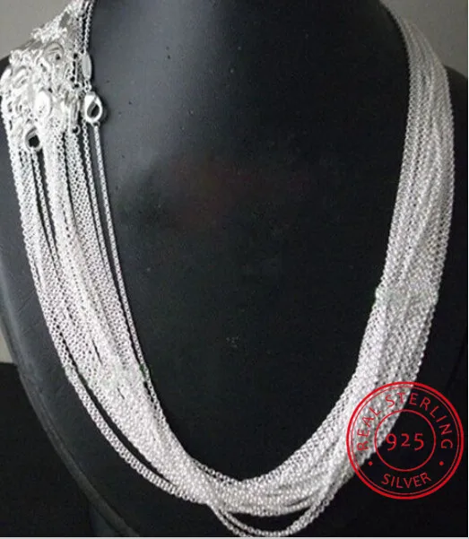 

Цепочка из серебра 925 пробы, 1 мм, 10 шт./лот