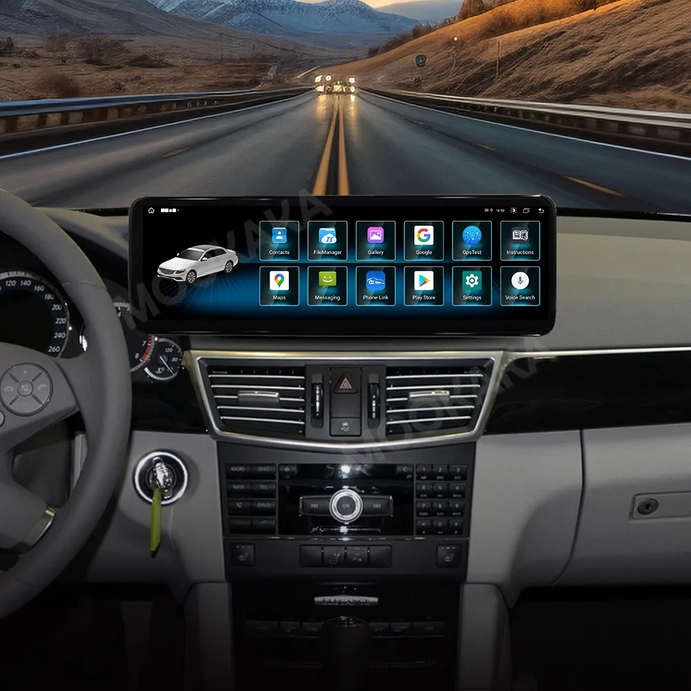 Для Mercedes Benz E 2009-2012 Автомобильный радиоприемник 14 9 дюйма Android 13.0 Авто GPS-навигация