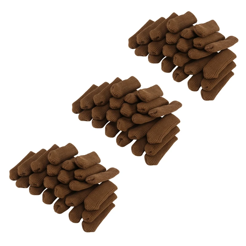 

72 PCS Furniture Leg Socks Knitted Furniture Socks Chair Leg Floor Protectors For Avoid Scratches Furniture Pads Set