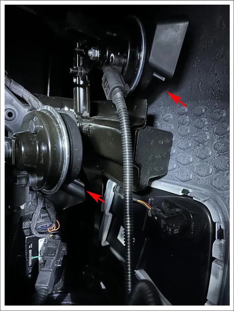 Автомобильный гудок типа улитки аксессуары модифицированный Стайлинг для VW Tiguan L