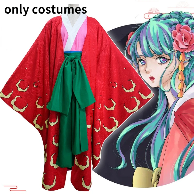 

Anime One Piece Kozuki Hiyori Cosplay Costumes Kimono Fullsets Role Game Playing Christmas For Women Performance
