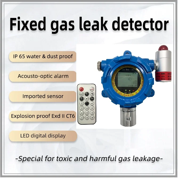 4-20mA combustible gas detector with - lamp LPG sensor enlarge