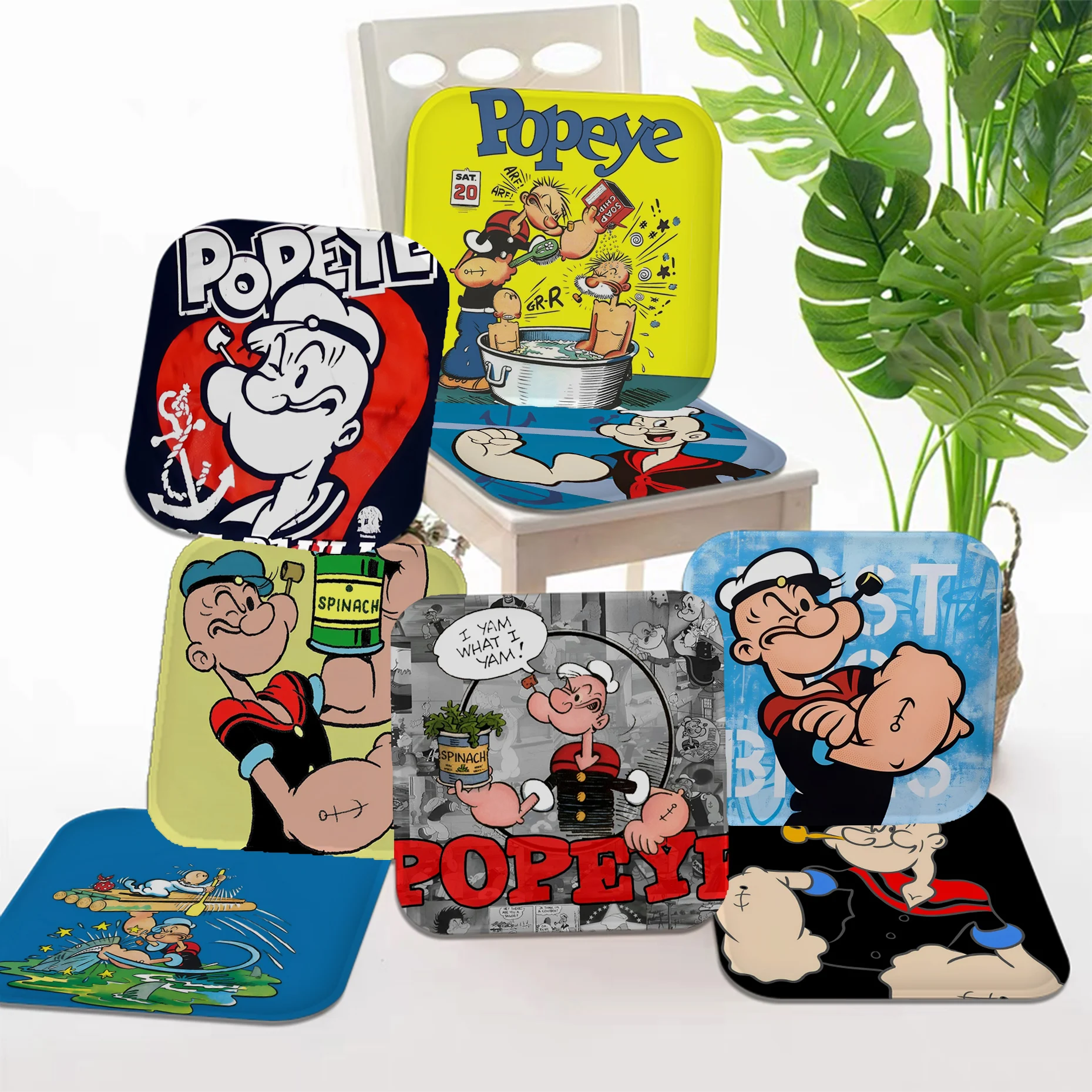 

F-Futur Amas Round Seat Cushion Office Dining Stool Pad Sponge Sofa Mat Non-Slip Seat Mat