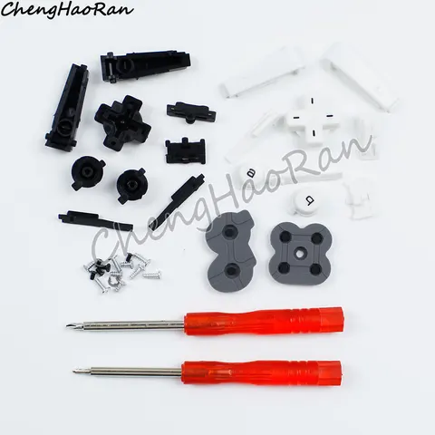 1 комплект для кнопки GameBoy GBM R L D-pad и шуруповерта, инструмент для кнопки клавиатуры GBM, винты, ремонт, замена, аксессуары