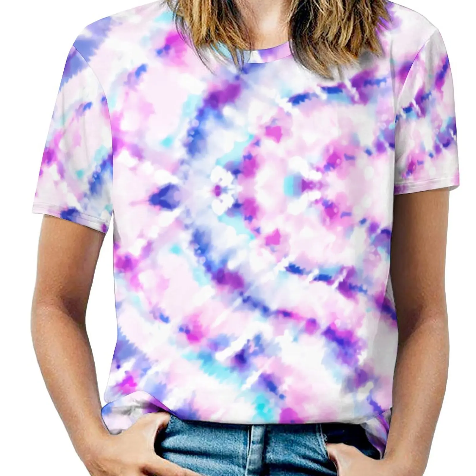 

Novelty Tie Dye (15) Tees Vintage Harajuku Move Activity Competition USA Size