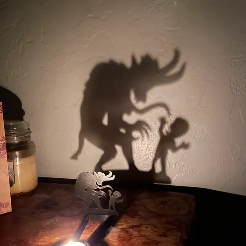 

Funny Shadow Stand Halloween Funny Candle Holder Desktop Furnishings Ornaments