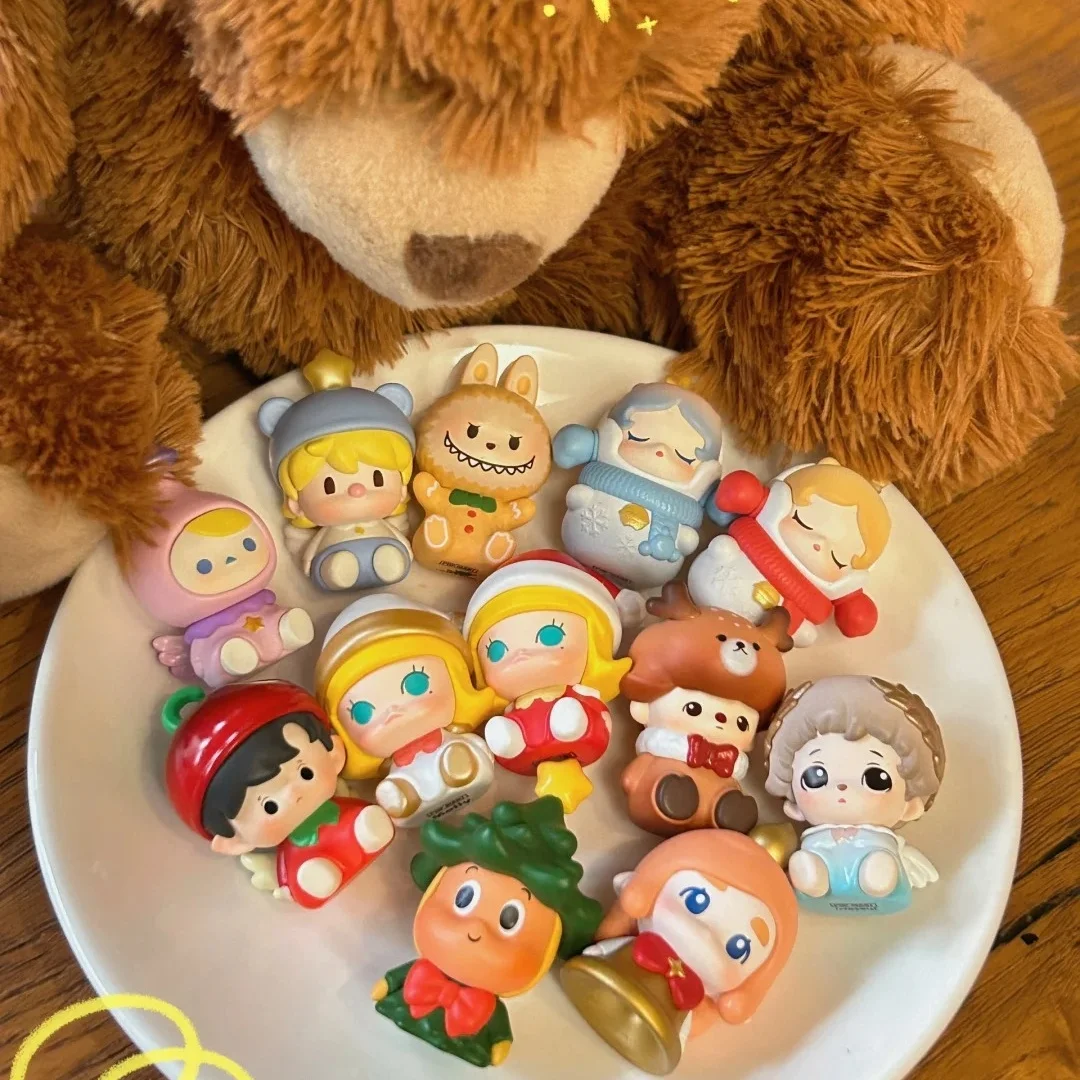 Натуральная рождественская серия Popbean 12 шт. милый материал сделай сам упаковка