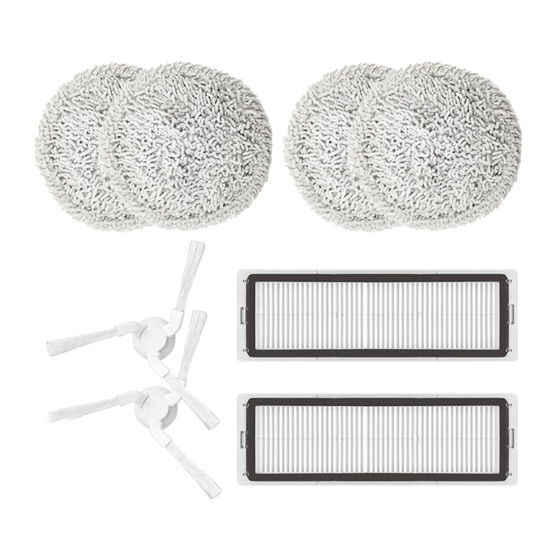 

SANQ Side Brush Filter And Mop Pad Replacement Accessories For Xiaomi STYTJ06ZHM Mijia Pro Robot Vacuum Cleaner