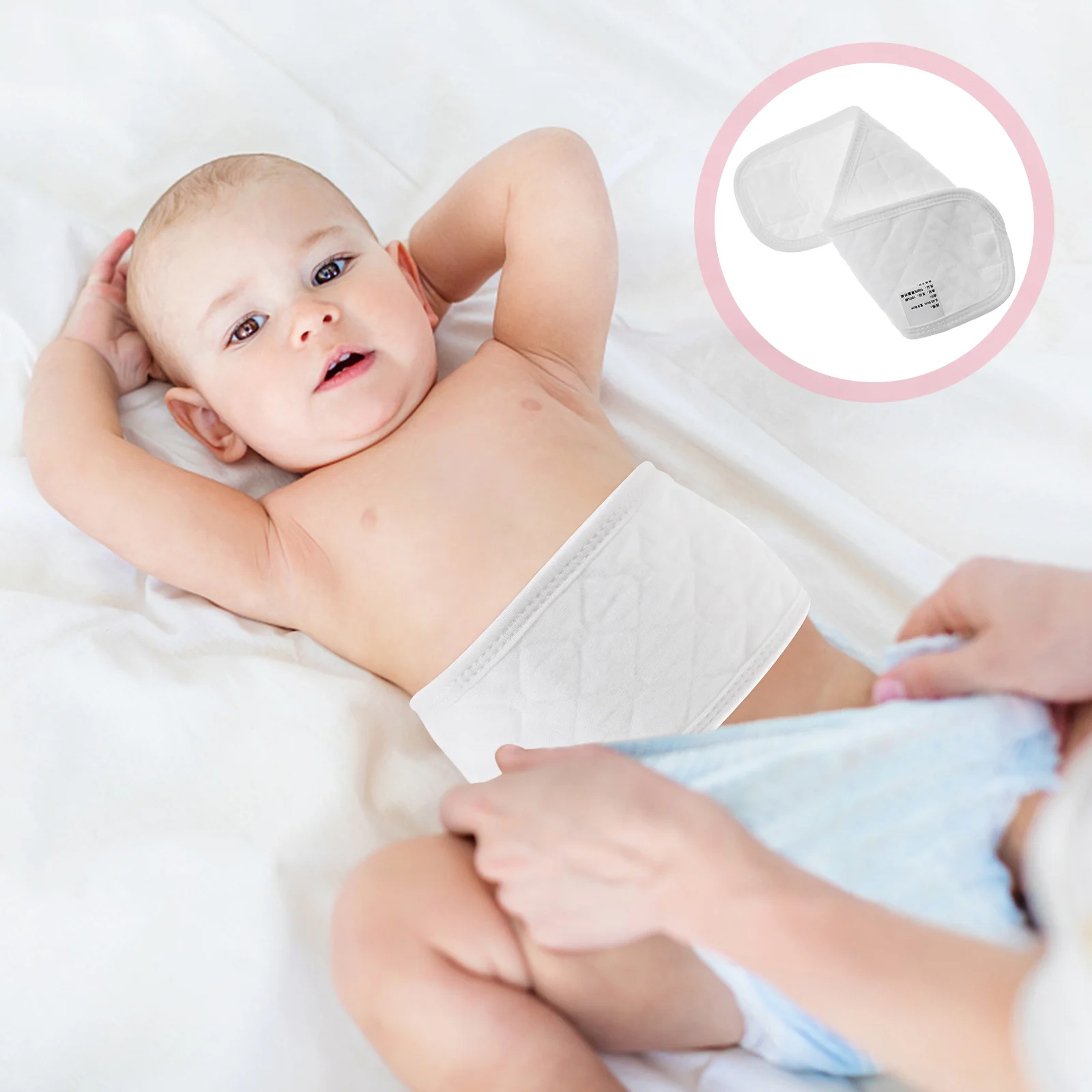 

6 Pcs Newborn Umbilical Cord Navel Protective Belts Baby Pacifier Cummerbund Infant Cords Belly Bands Cotton Adjustable