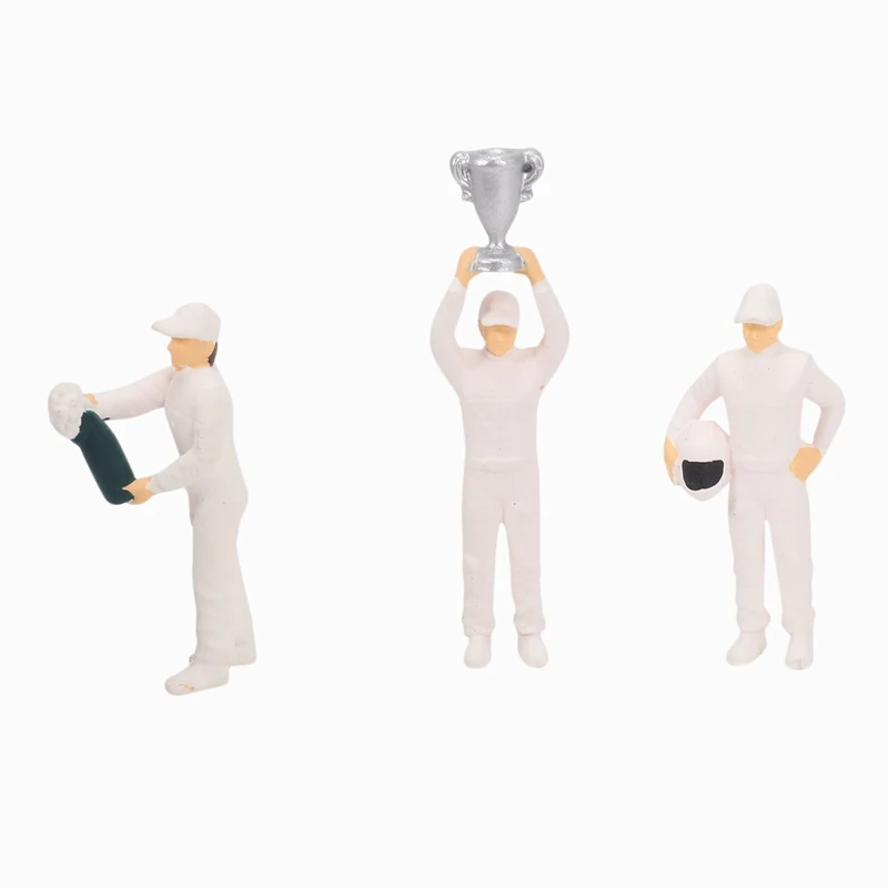 Модель 1/64 года гоночный автомобиль человек-Дайвер и камеры фигурки гоночных