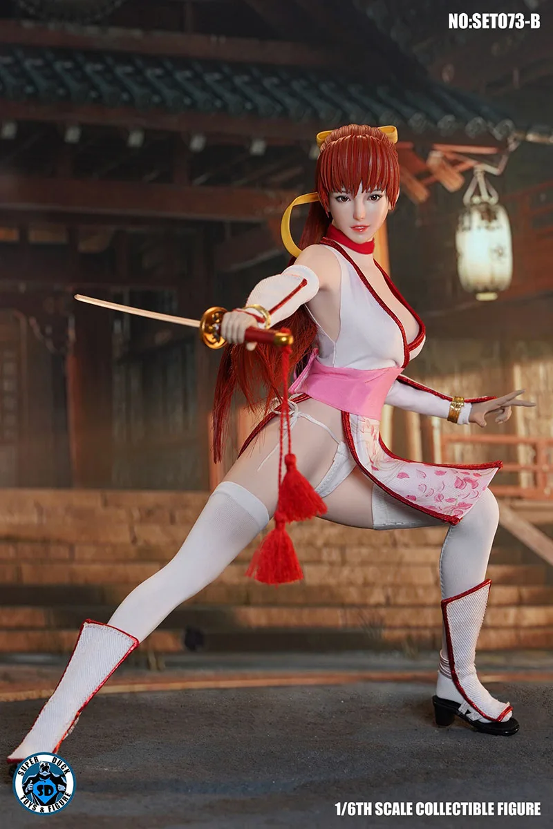 Набор Супер утка 1/6 сексуальный женский солдат-ниндзя нежная Лепка головы