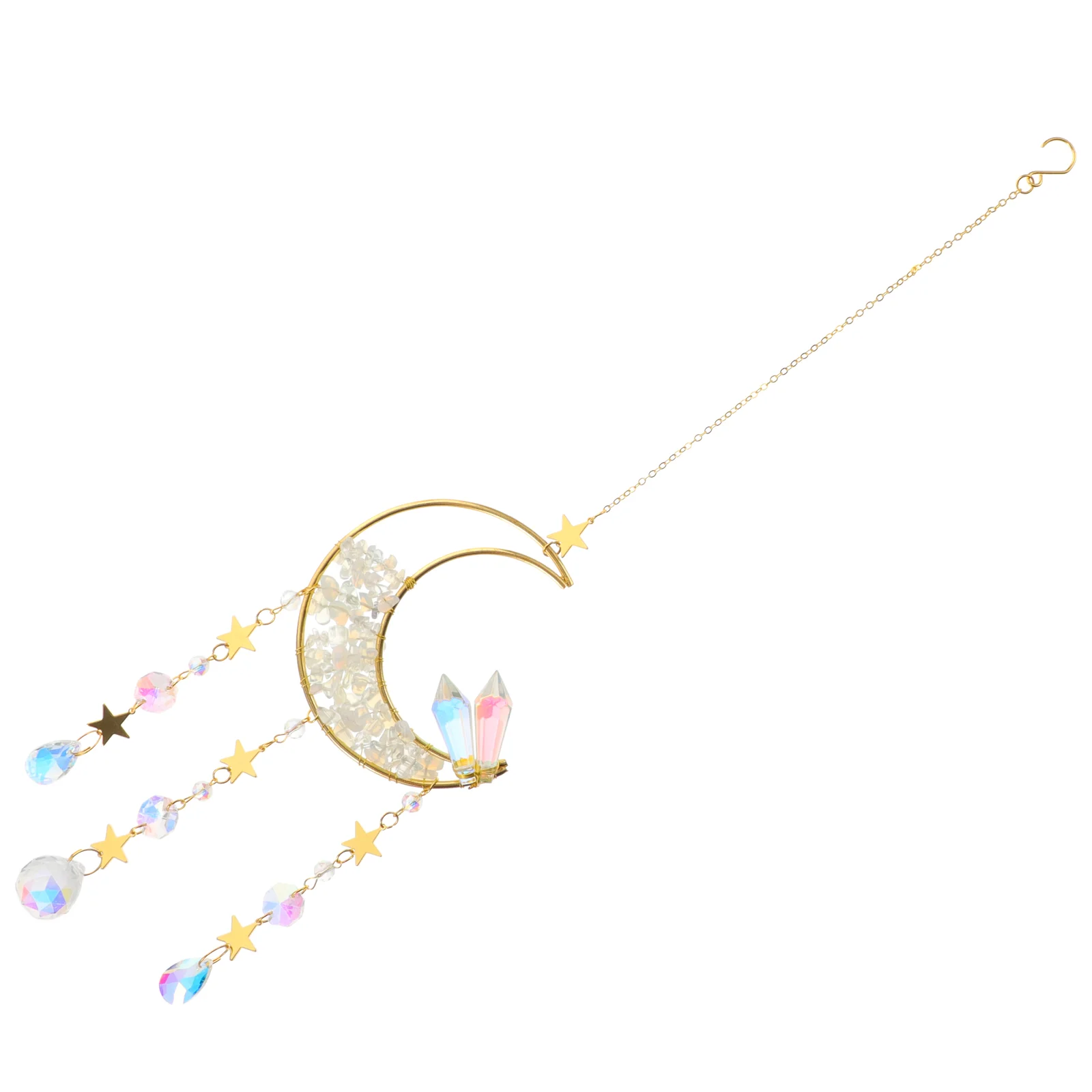 

Crystal Hanging Ornament Garden Crystal Suncatcher Crystal Pendant Garden Decor Home Decor Crystal Adornment