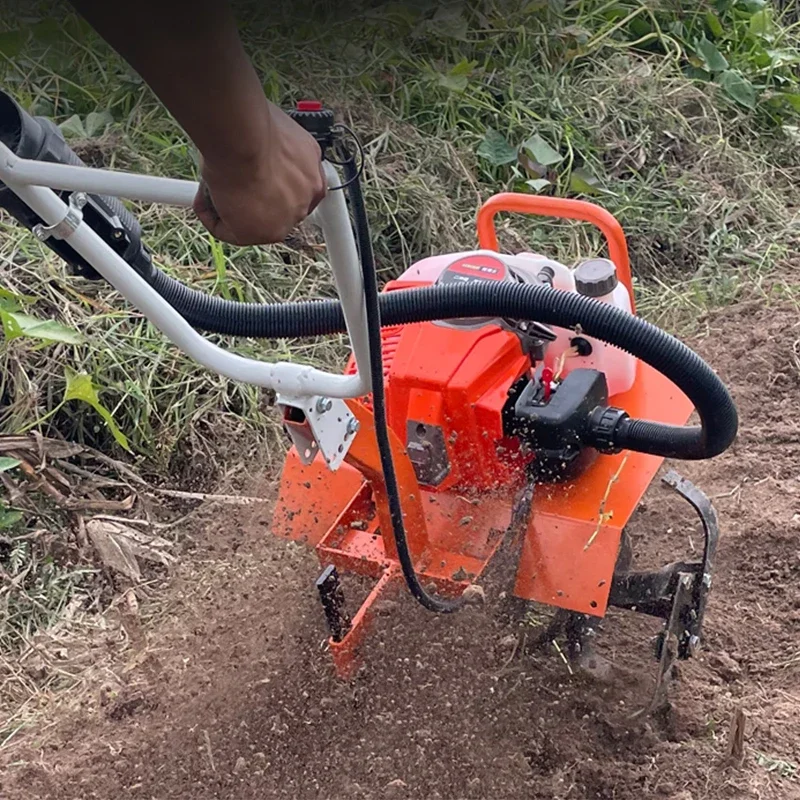 Двухтактный сельскохозяйственный садовый инструмент бензиновый поворотный