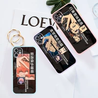 tokyo revengers phone case for iphone 13 12 11 mini pro xr xs max 7 8 plus x matte transparent purple back cover