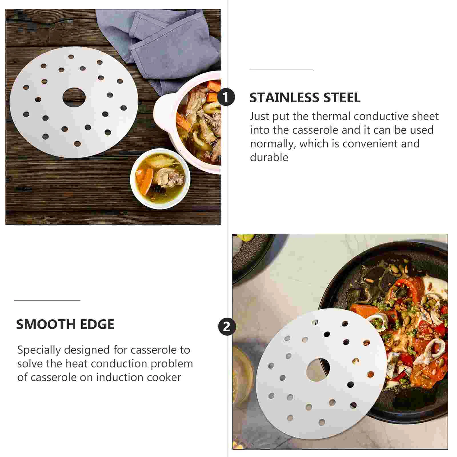 Кастрюля теплопроводник Индукционная пластина-адаптер варочная панель