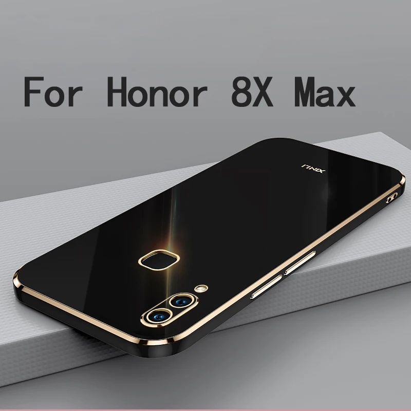 Фото Чехол для Honor 8X Max, мягкий чехол из ТПУ, защитный чехол для камеры с защитой от отпечатков пальцев, чехол для Honor 8X Max №1