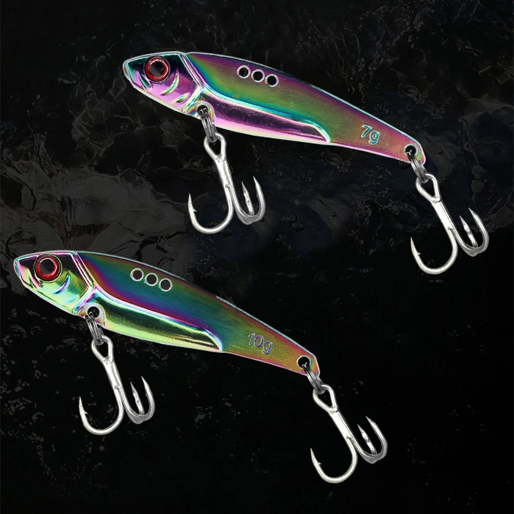 

Sporting Goods Fishing Lures 54/61mm Color Hook Electroplated Metal Dragon Tooth VIB Lure Vibes Bream Flathead