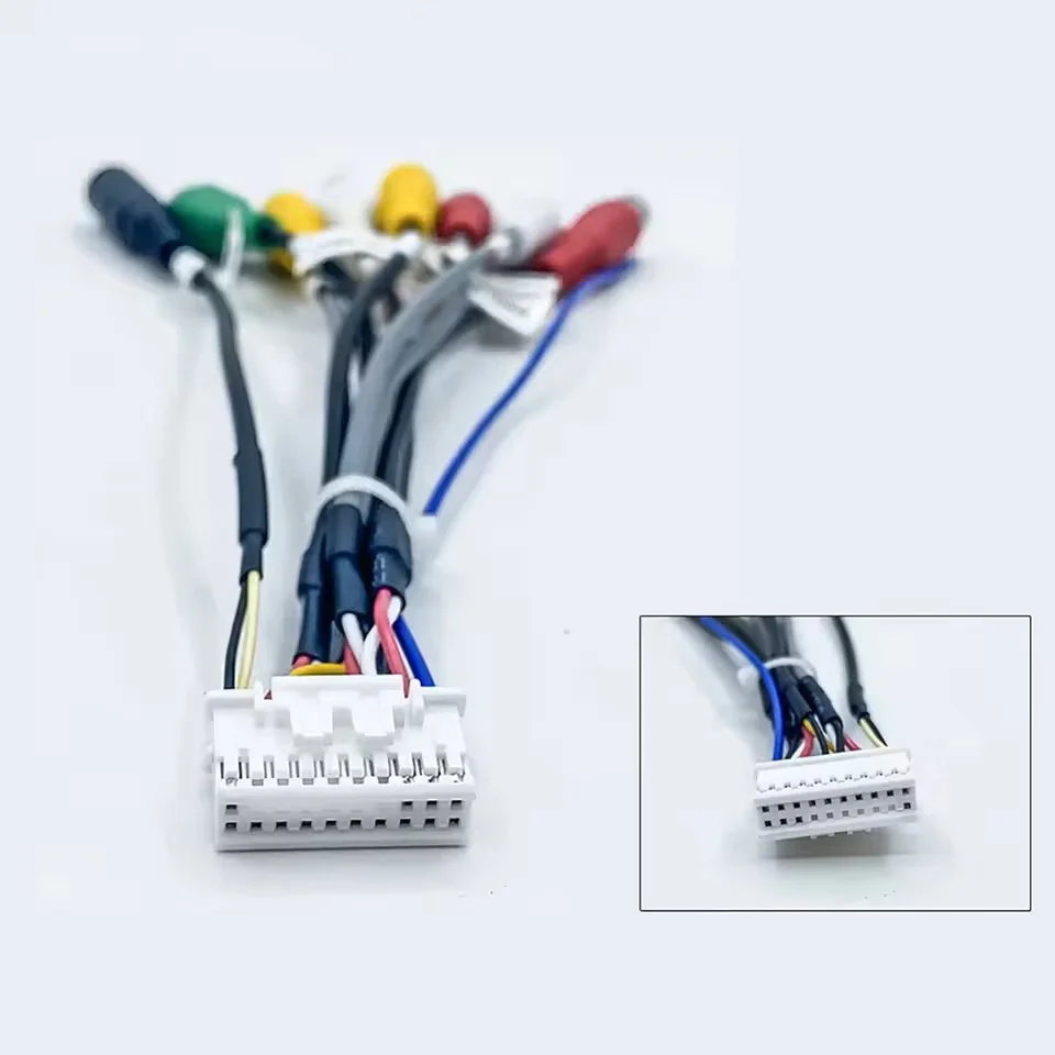 

JIU YIN Автомобильный радиоприемник 20-контактный кабель RCA