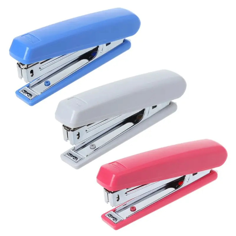 

H7EC Portable Metal Manual Stapler Uses No.10 for Staples Desktop School Office Suppl