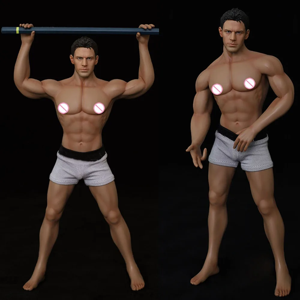 

Custom 30Cm 1/6 Male Body Strong Muscular Body Military Combat Seamless Body Model 12" Action Figure Model Without Head Sculpt