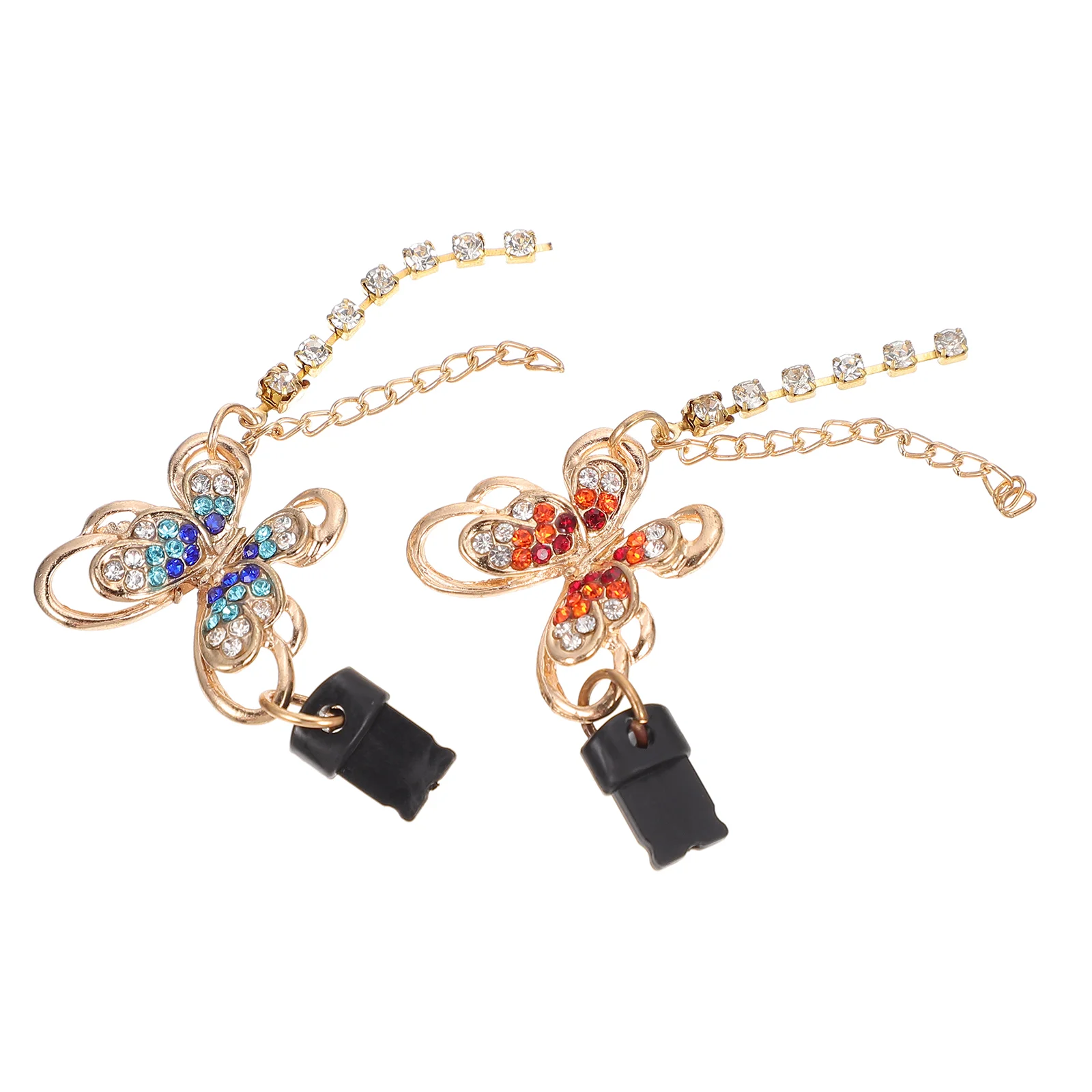 

2Pcs Portable Headphone Hole Dust-proof Plug Convenient Crystal Protective Plugs