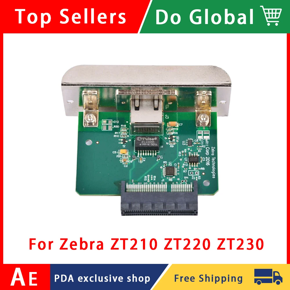 

NEW ZT210 ZT220 ZT230 Internal Ethernet Print Server Network Card For Zebra