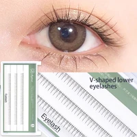 v shape lower eyelashes professional makeup individual lashes comic eye lashes natural handmade air false eyelashes makeup tool