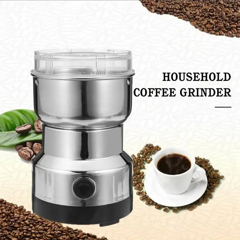 

Electric coffee grinder stainless steel grinder domestic flour mill for cereals