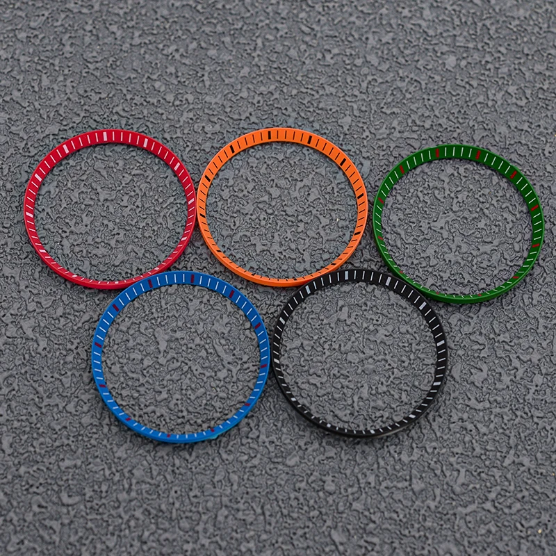 Mod 30.5mm Plastic Watch Chapter Rings Inside Diameter 27.5mm Fits for Seiko SRPD SKX007 SKX009 Watch Case Repair Tool Parts