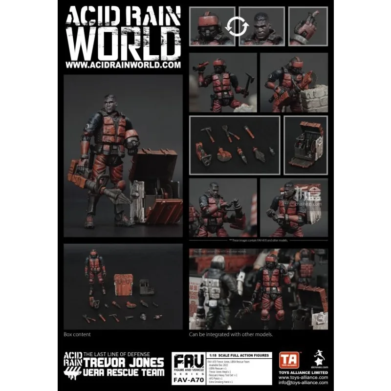 Spot Acid Rain War Original FAV-A69 Agus A70 Trevor A71 National Aid Project Flea, мобильная модель солдата аниме, коллекционный подарок (art.: 3920d3622d4ce) - 3920d3622d4ce