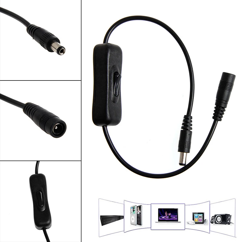 Для постоянного тока 5 5x2 1 мм разъем папа-мама для удлинительного кабеля питания